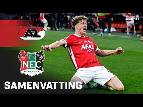 🍿 EEN SPECTACULAIRE BEKERFINALE met 6️⃣ GOALS 🏆 | Samenvatting AZ - N.E.C.