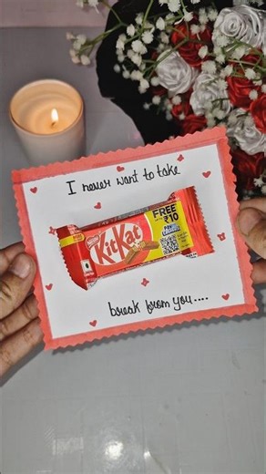 DIY chocolate cards l handmade cards for your loved ones✨️💌#shorts #ytshorts #trendingnow #handmade