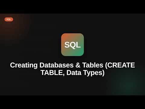 MySQL - Web development basic Series: Creating Databases & Tables (CREATE TABLE, Data Types)