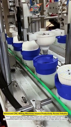 Advanced CNC Milling Machines Impact Productivity Across Industry #machines