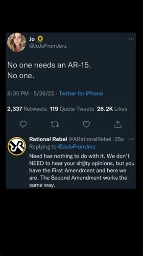 ar-15s aren’t necessary | Subscribe for more #motivation 😊👍