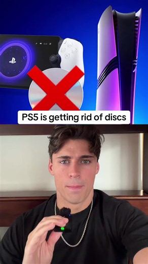 Sony annouced that the PS5 will no longer be getting games on discs #ps5 #sony #playstation
