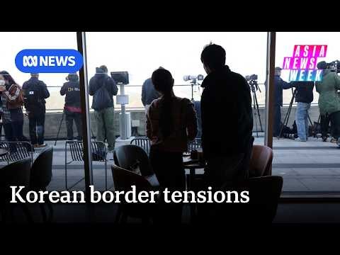 Tourists gather at DMZ to watch North Korean military build up | Asia News Week | ABC NEWS
