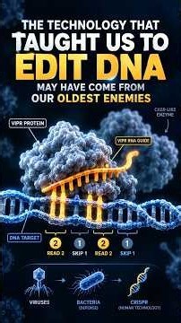 The Viral Origin of CRISPR #CRISPR #DNA #science #dnaediting