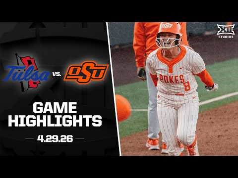 Tulsa vs. Oklahoma State Highlights (4.29.26) | 2026 Big 12 Softball