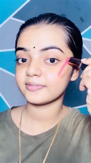 Viral Contour+Blush +Highlighter Hack✅🤯￼ #youtubeshorts #shorts #makeuptutorial #korean #viralvideo