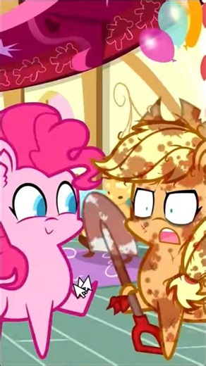 Pinkie's Super Power! 😲🤯 #mlp #pinkiepie #applejack