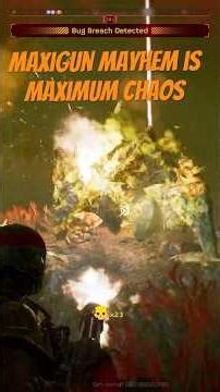 We Went Full Maxigun Squad To a Hive World....Pure Chaos | Helldivers 2