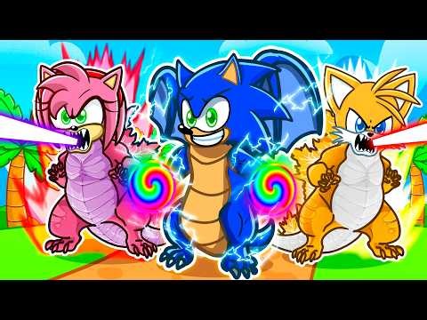 Having an OP SONIC DRAGON FAMILY in Roblox!