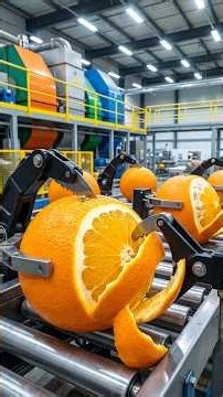How Orange Peels Become Milk Packaging | Factory Process #usa