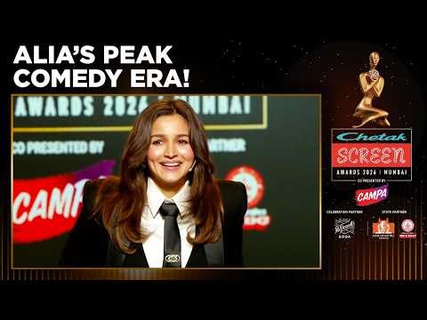 Best Of Alia Bhatt’s Funniest Moments From The Awards Night | #ChetakScreenAwards