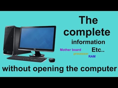 How to Check Full Computer Details Without Opening CPU