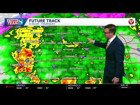 Iowa weather: Storms and the risk for severe weather returns