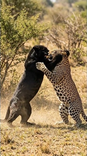 Monkey saves fox baby from Leopard #wildlife #animals