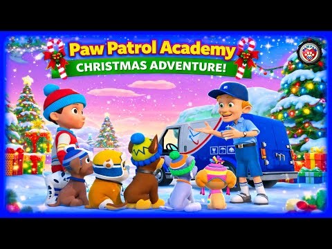 Paw Patrol Academy Christmas Adventure 🎄| Fix Cars, Shapes & Farm Fun