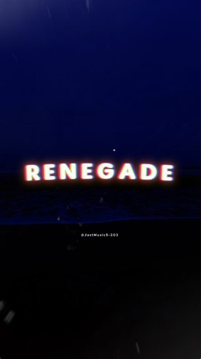 Renegade - Aaryan Shah | lyrics | aesthetic | English songs | slowed | whatsapp status | sped up