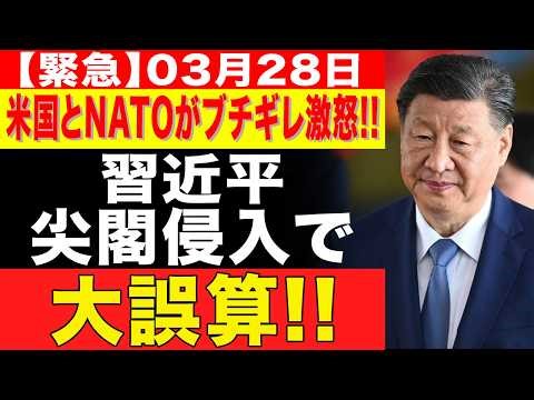 【速報】習近平、尖閣で致命的誤算!!米国・NATOがブチギレ！