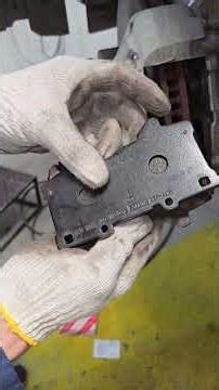 Toyota land cruiser install new front brake pads and rotor #brakesystem #automobile