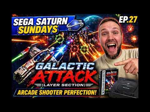 Sega Saturn Sundays Ep.27 – Galactic Attack | Arcade Shooter Perfection!