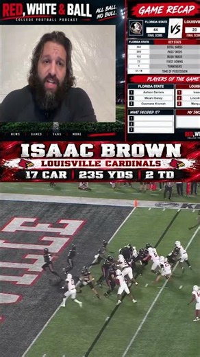 This Isaac Brown run will be on repeat all season 🔥 #cfb #highlights