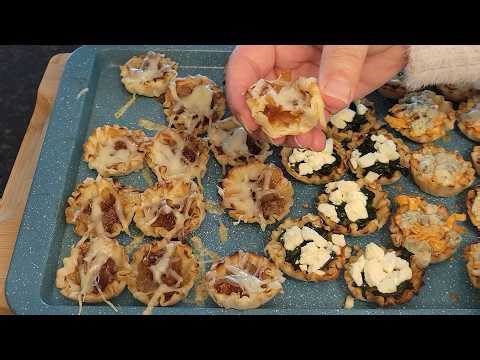 Bite size mini appetizers that will melt in your mouth!