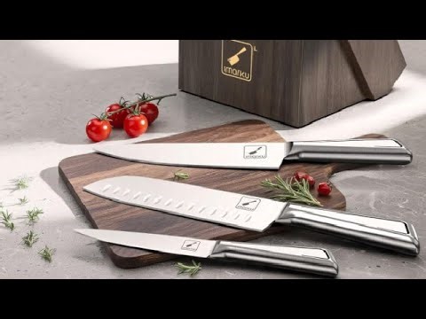 Knife Sets for Kitchen with Block imarku G14 Japanese Knife Set Stainless Steel Kitchen Review