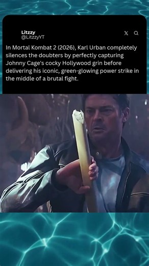 Karl Urban's Johnny Cage Is Absolute Perfection 🕶️ #mortalkombat #movies #shorts