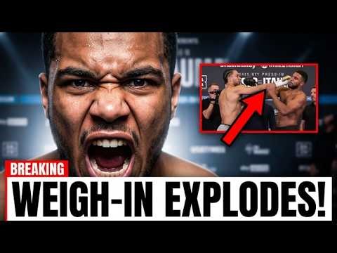 Moses Itauma SNAPS! SHOCKING SLAP Rocks Weigh-In Face-Off!