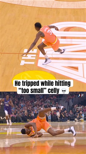 Thomas Bryant tripped and fell during celly 😭