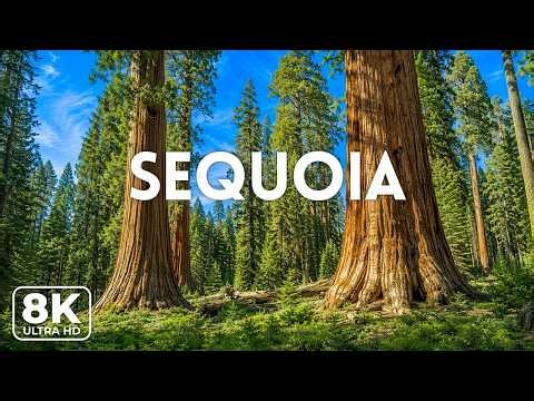 Sequoia National Park 8K 🌲 Giant Trees, Peaceful Forests & Nature's Timeless Wonder