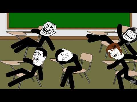 Chistes con memes breves del colegio || Troleadas animadas en la escuela 2026