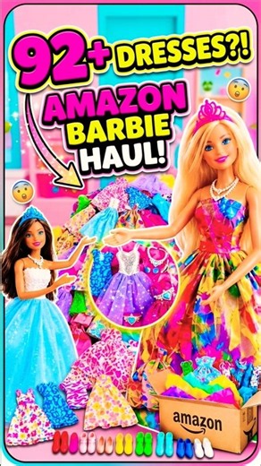 I Tested a 92-Piece Amazon Barbie Mystery Pack! 😱👗