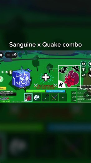 Sanguine x Quake 30m Combo PvP In this video, a low level mobile player showcase pvp with quake in roblox blox fruits. This video is an edit and a montage of the best blox fruits fruit main builds, Blox Fruits buff quake, Blox Fruits quake rework, and the best low level combo Blox Fruits mobile. ༺═──────────────═༻ Bass Da Da Da ༺═──────────────═༻ Not Blox Fruits meta pvp or Blox Fruits low level bounty hunting mobile, or any other Blox Fruits meta pvp video like that. This is skilled low level p