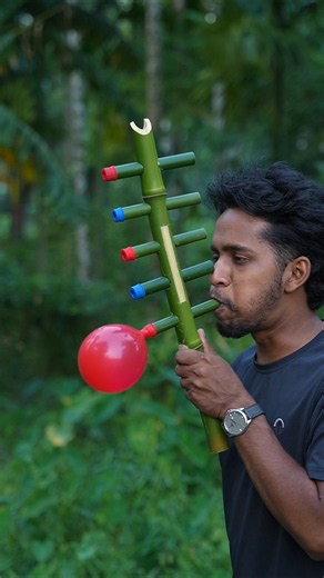 Quite Bamboo and balloon launcher art | Bamboo Creations