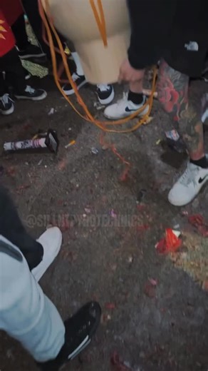 16” DISPLAY SHELL IN THE HOOD! 🤯🧧 #pyro #crazy #fireworks💥 #cny #firework | Silentpyrotechnics