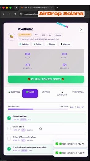How I used Solana Airdrop System to take free memecoins new launched