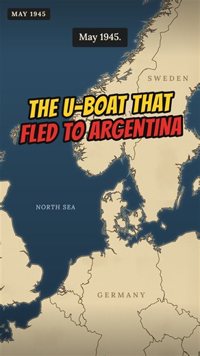 This U-Boat Refused to Surrender. It Fled to Argentina #ww2 #history #uboat