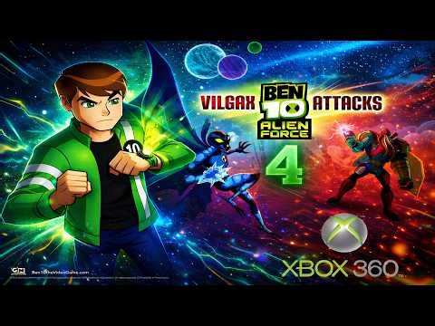 Ben 10 Alien Force: Vilgax Attacks (2009) XBOX360 Gameplay Walkthrough Full Game [4K 60FPS] Part 4
