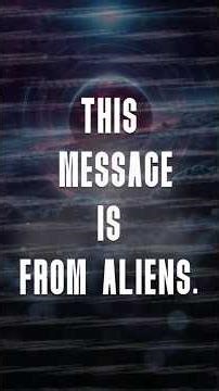This message is from "aliens" #call #message #aliens