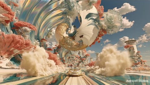 Surreal Fashion Film | "Leave the Shore" | AI Video, 4K