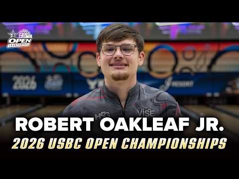 Robert Oakleaf Jr. fires 816, leads singles and all-events at 2026 USBC Open Championships