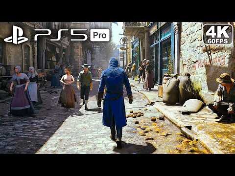 Assassin's Creed Unity 60FPS PS5 Gameplay 4K