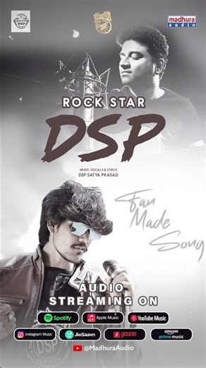 Rock Star DSP | Audio Streaming Everywhere | Fan Made Tribute to Devi Sri Prasad | DSP Satya Prasad