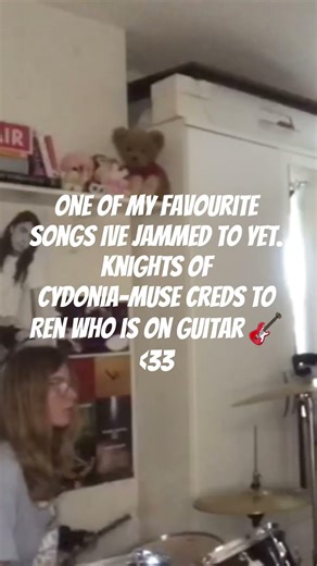 Knights of Cydonia-Muse duet cover @muse #drums #guitar #duet #coversong #fypシ゚viral