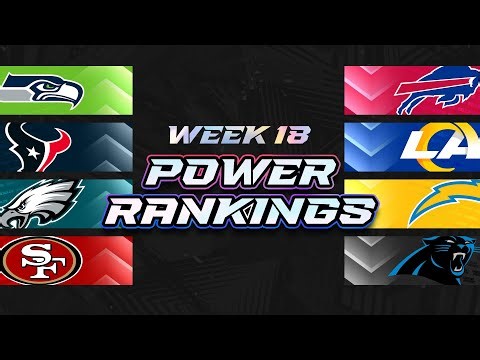NFL Week 18 Power Rankings