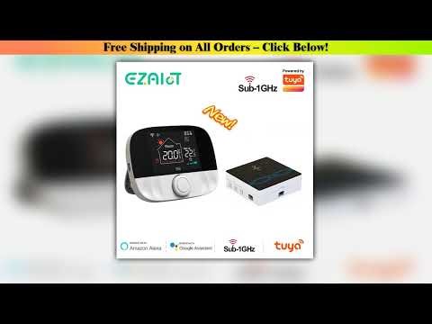 RF433 Wireless Thermostat WiFi for Floor Heating Water Gas Boiler Home Room Tuya Smart