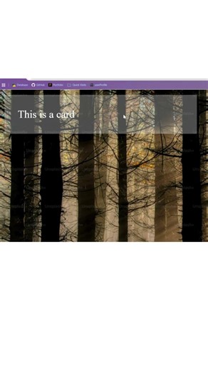 Day 1/100 CSS Series | Backdrop Filter Explained (Glassmorphism Effect)