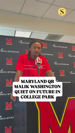 Maryland sophomore quarterback Malik Washington was noncommittal when asked whether Mike Locksley's departure has changed how he views his future in College Park. “Nah, still got these last five games we have to play, and that's all I'm worried about.” 🎥: Michael Howes, @baltimoresun