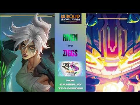 Riven Vs Ziggs | Riftbound Radiance Set 5 Pre Rift IRL POV Gameplay BO1