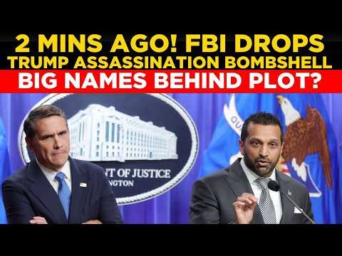 FBI Briefing Live: Trump Assassination Plot Bombshell! Big Names, New Questions | US News Live